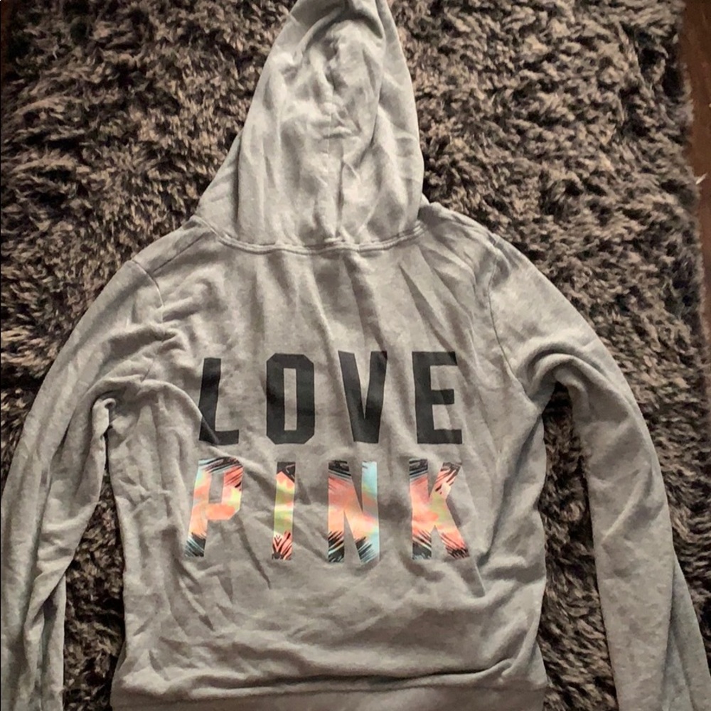Pink hoodie